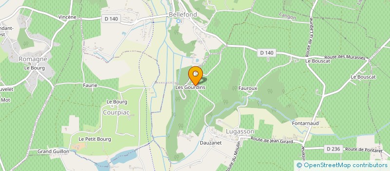 localisation de l'entreprise GFA SAINT NICOLAS  PORTE-DE-BENAUGE