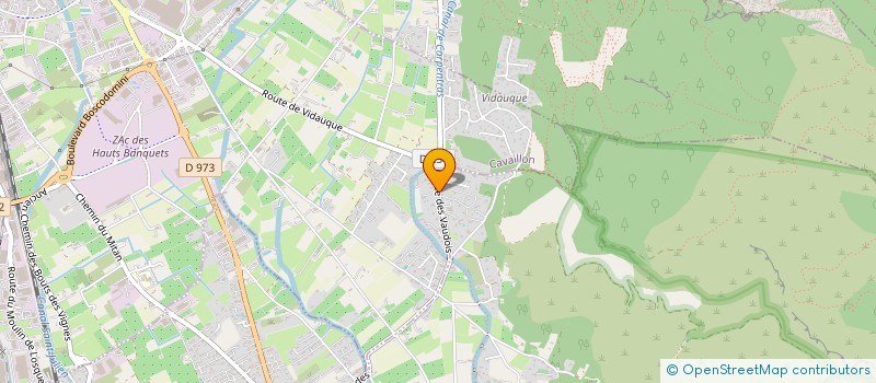 localisation de l'entreprise GFA SAINT PIERRE  CAVAILLON