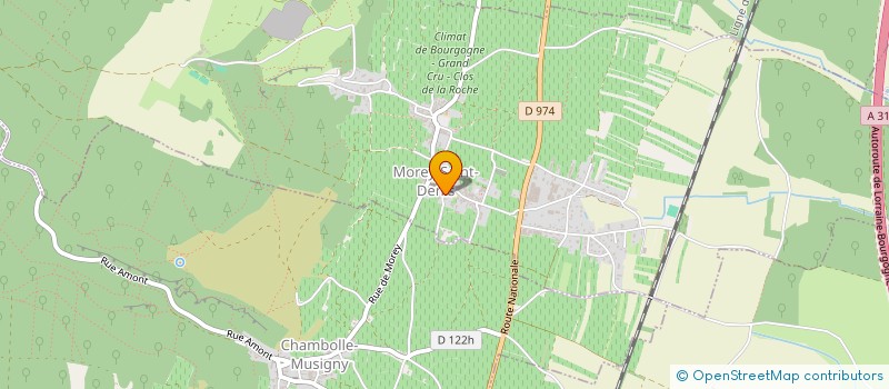 localisation de l'entreprise GFA SAINT ROCH  MOREY-SAINT-DENIS