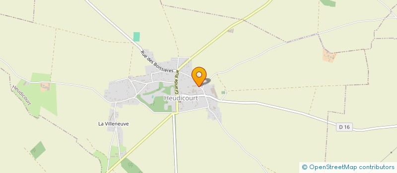 localisation de l'entreprise GFA SAINT-SAUVEUR  HEUDICOURT