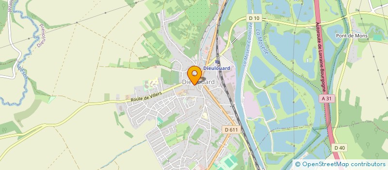 localisation de l'entreprise GFA SAINT SEBASTIEN 2  DIEULOUARD