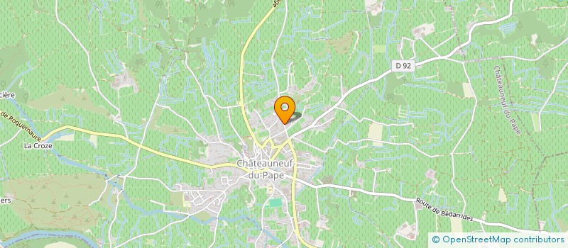 localisation de l'entreprise GFA SAINT VINCENT L'IMPERIALE  CHATEAUNEUF-DU-PAPE