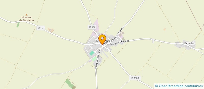 localisation de l'entreprise GFA SAINTE LOUTERIE à EOLE-EN-BEAUCE