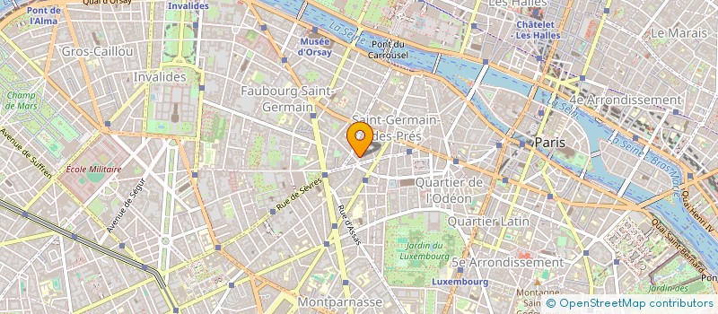 localisation de l'entreprise GFA SAINTS  PARIS