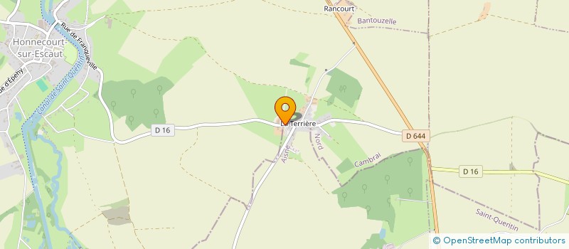 localisation de l'entreprise GFA SALLEE  HONNECOURT-SUR-ESCAUT