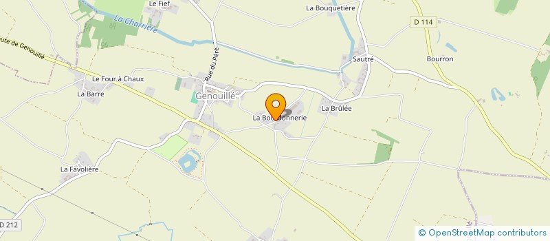 localisation de l'entreprise GFA SANTOLINI FRERES  GENOUILLE