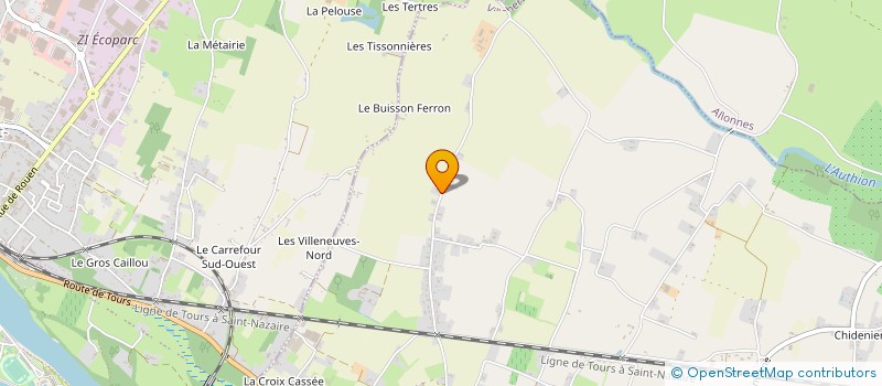 localisation de l'entreprise GFA SANZAY LEGRAND  VARRAINS