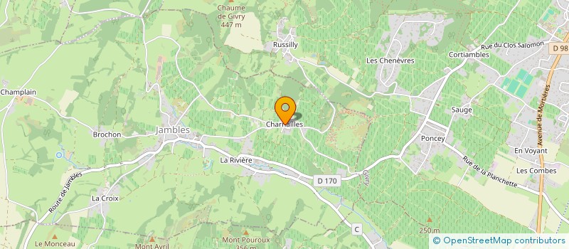 localisation de l'entreprise GFA SARRAZIN FILS  JAMBLES