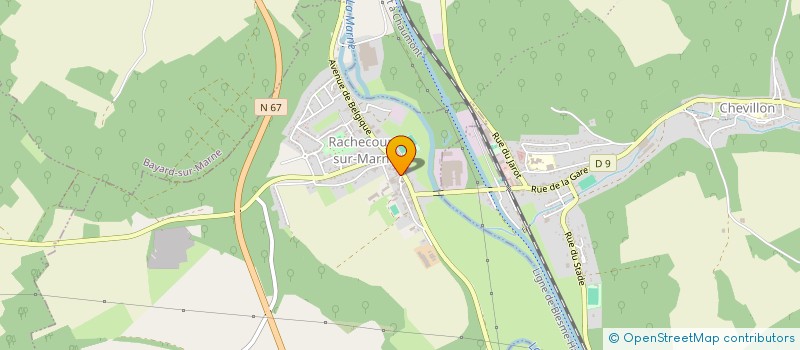 localisation de l'entreprise GFA SAVOLDELLI à RACHECOURT-SUR-MARNE