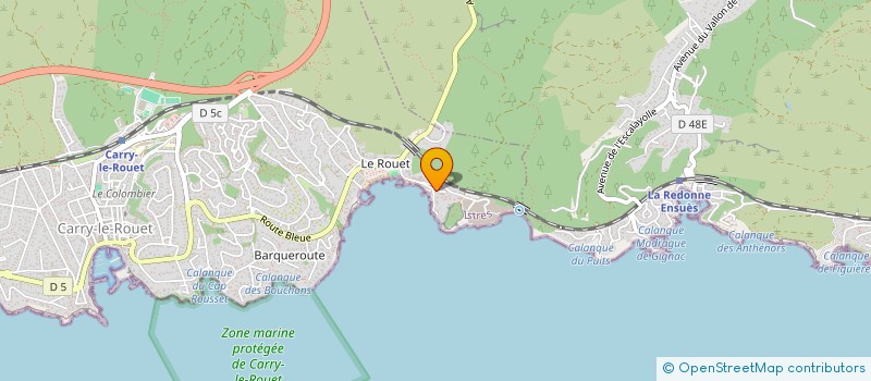 localisation de l'entreprise GFA SC DU DOMAINE AUX BUIS  CARRY-LE-ROUET