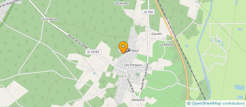 localisation de l'entreprise GFA SEGUE LONGUE  JAU-DIGNAC-ET-LOIRAC