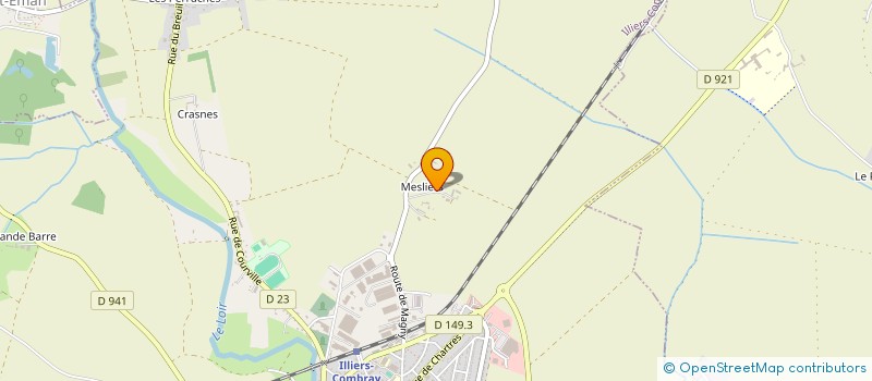 localisation de l'entreprise GFA SEIGNEURET à ILLIERS-COMBRAY