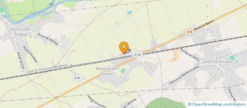 localisation de l'entreprise GFA SENGES  MARTRES-DE-RIVIERE