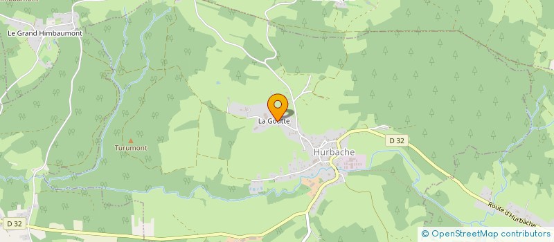 localisation de l'entreprise GFA SEPTENTRION  HURBACHE