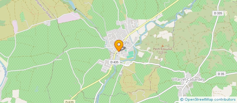 localisation de l'entreprise GFA SERASSE  VILLEGLY