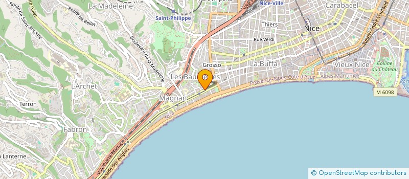localisation de l'entreprise GFA SERRE LOUP à NICE