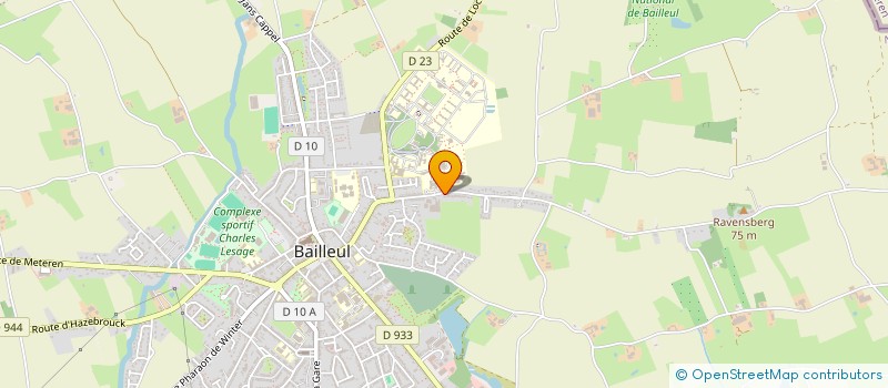 localisation de l'entreprise GFA SIEKELYNDE à BAILLEUL