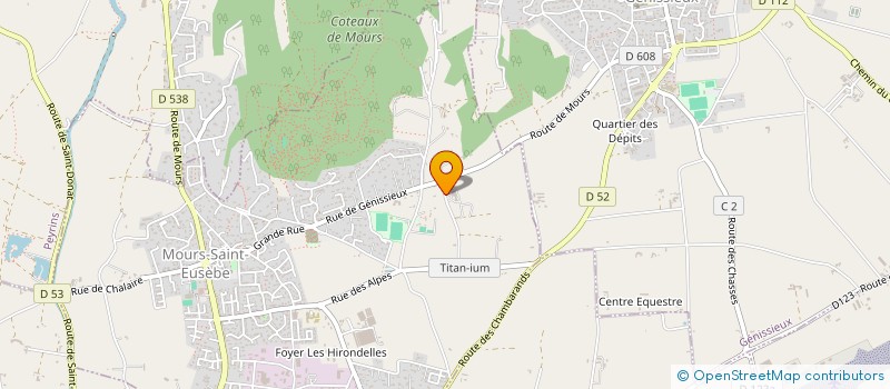 localisation de l'entreprise GFA SILHEA  MOURS-SAINT-EUSEBE