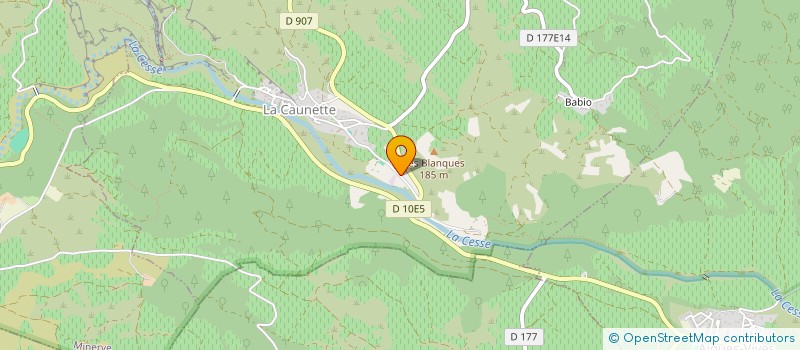 localisation de l'entreprise GFA SIMARD PERE ET FILS  OLONZAC