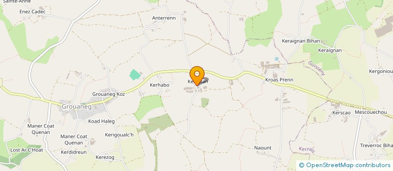 localisation de l'entreprise GFA SIMON  PLOUGUERNEAU