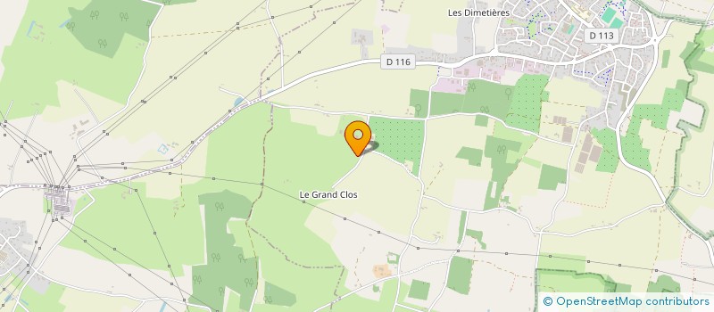 localisation de l'entreprise GFA SOUCHARD  LE PLESSIS-GRAMMOIRE