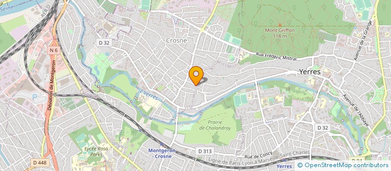 localisation de l'entreprise GFA SOUVIGNORE à CROSNE