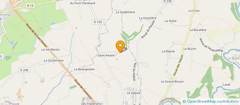 localisation de l'entreprise GFA ST ANDRE  GAVRAY-SUR-SIENNE