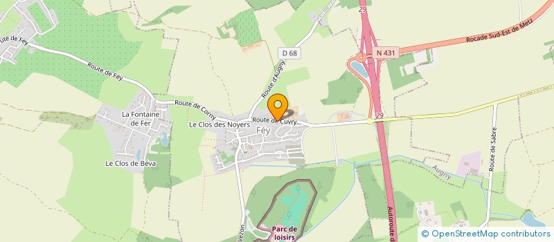 localisation de l'entreprise GFA ST ANTOINE DES COTES  FEY