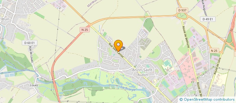 localisation de l'entreprise GFA ST ELOI  ANZIN-SAINT-AUBIN