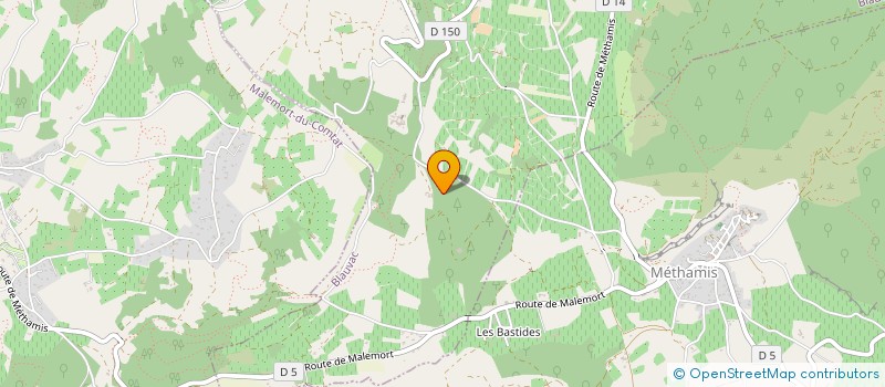 localisation de l'entreprise GFA ST JACQUES  BLAUVAC