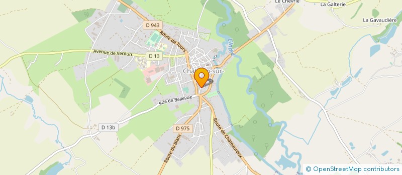 localisation de l'entreprise GFA ST LACTENCIN à CHATILLON-SUR-INDRE