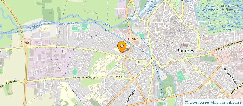 localisation de l'entreprise GFA ST MARC  BOURGES