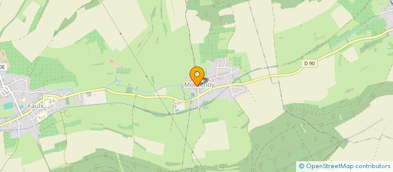 localisation de l'entreprise GFA ST MARTIN  MONTENOY