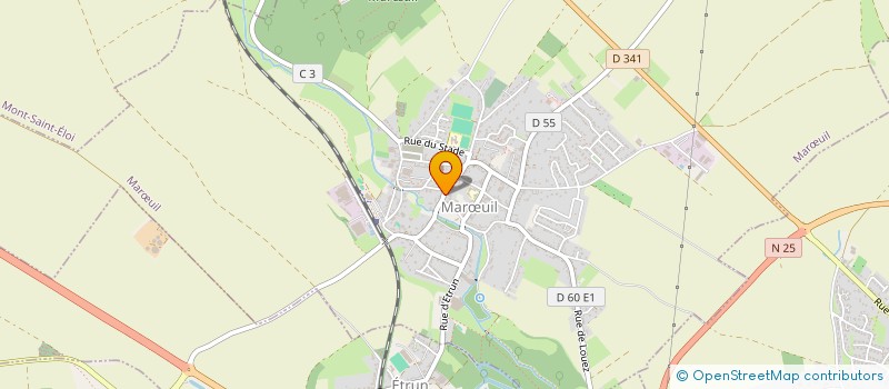 localisation de l'entreprise GFA STE BERTILLE à MARŒUIL