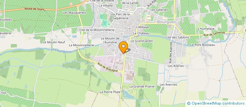 localisation de l'entreprise GFA STRELITZIA à BOURGUEIL