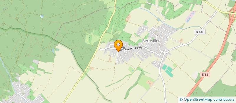 localisation de l'entreprise GFA SUTTER  BERRWILLER