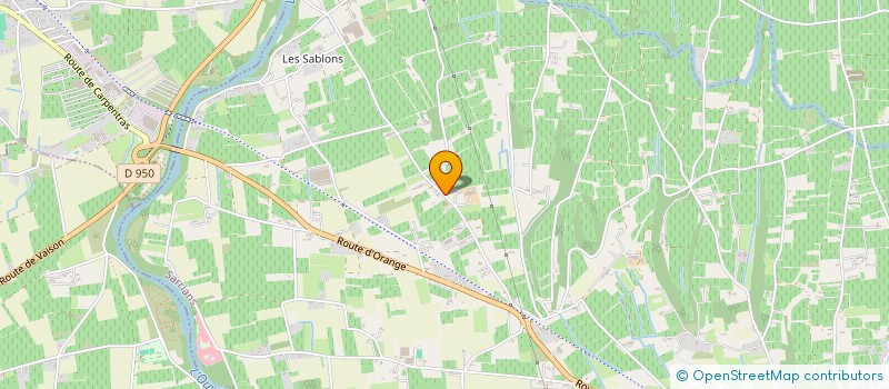 localisation de l'entreprise GFA SUZANNE EDME  SARRIANS