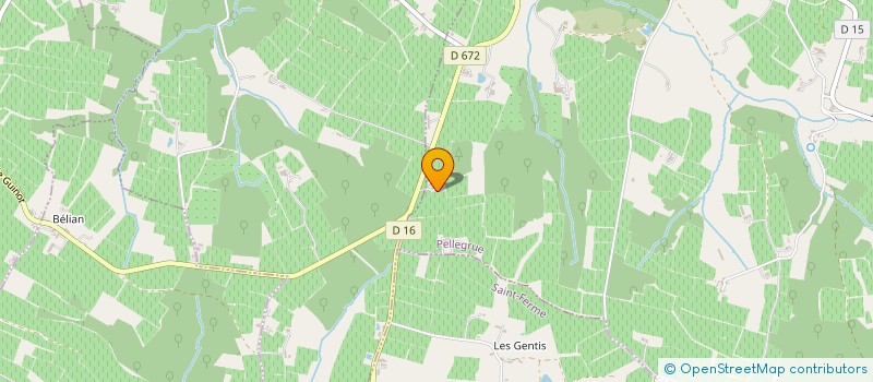 localisation de l'entreprise GFA TABOUY  PELLEGRUE