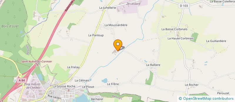 localisation de l'entreprise GFA TALBOT  RIVES-DU-COUESNON