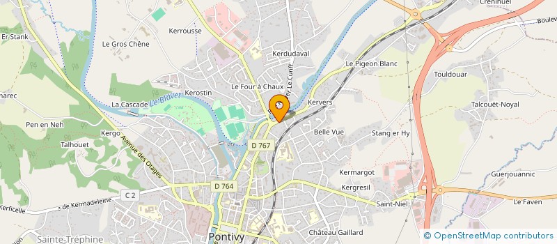 localisation de l'entreprise GFA TALKOED  PONTIVY