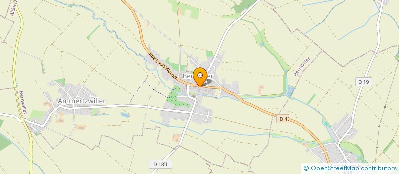 localisation de l'entreprise GFA TELLUS MATER  BERNWILLER