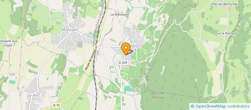 localisation de l'entreprise GFA TERRA PANDORA  LAVIGNY