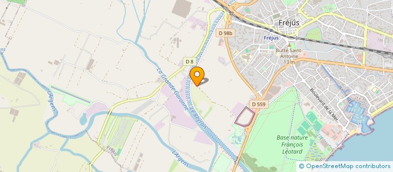 localisation de l'entreprise GFA TERRADS à FREJUS