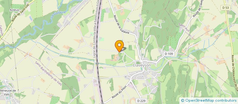 localisation de l'entreprise GFA TERRE AGRI  CLAVEYSON