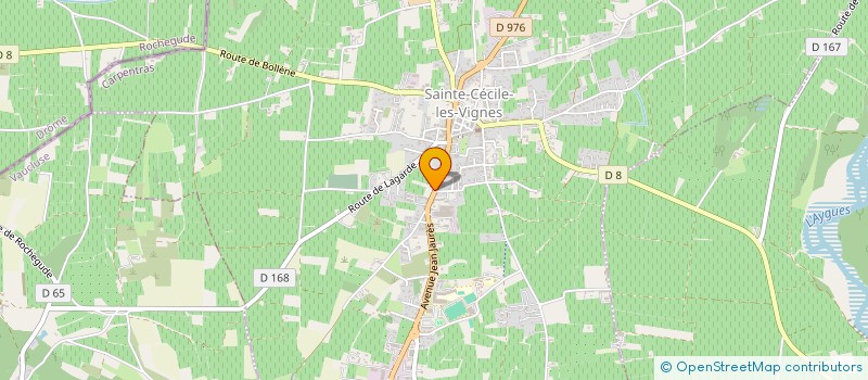 localisation de l'entreprise GFA TERRE AIMEE  SAINTE-CECILE-LES-VIGNES