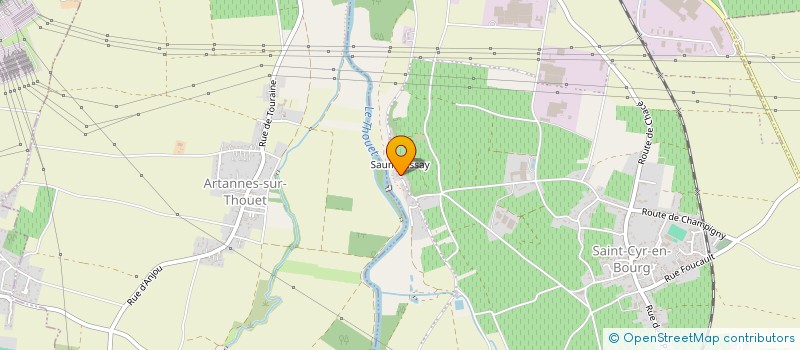 localisation de l'entreprise GFA TERRES ET VIGNES  BELLEVIGNE-LES-CHATEAUX