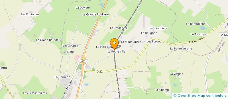 localisation de l'entreprise GFA TERRES SAINES  SAINT-PARDOUX-SOUTIERS