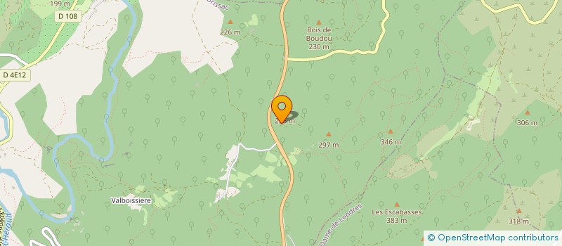 localisation de l'entreprise GFA TERRES SAUVAGES  SAINT-MAURICE-NAVACELLES