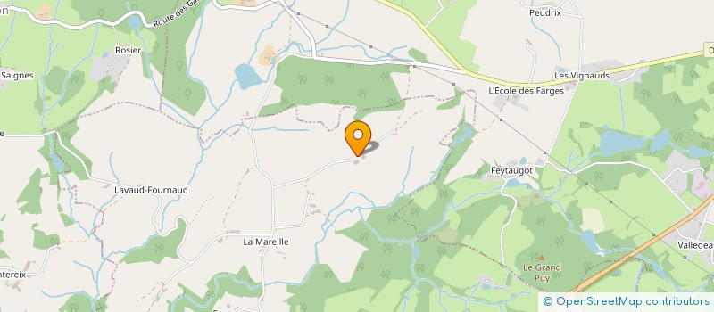 localisation de l'entreprise GFA TEXIER  MOISSANNES