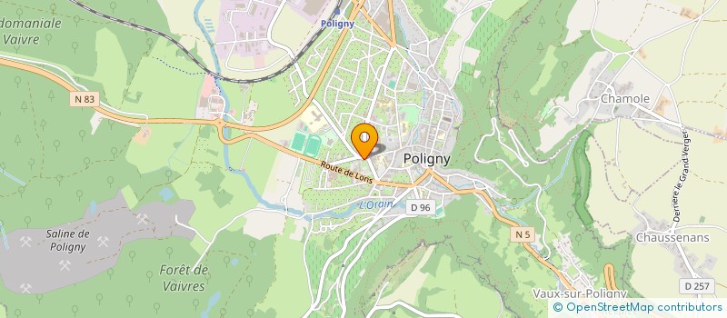 localisation de l'entreprise GFA THIBAUT  POLIGNY